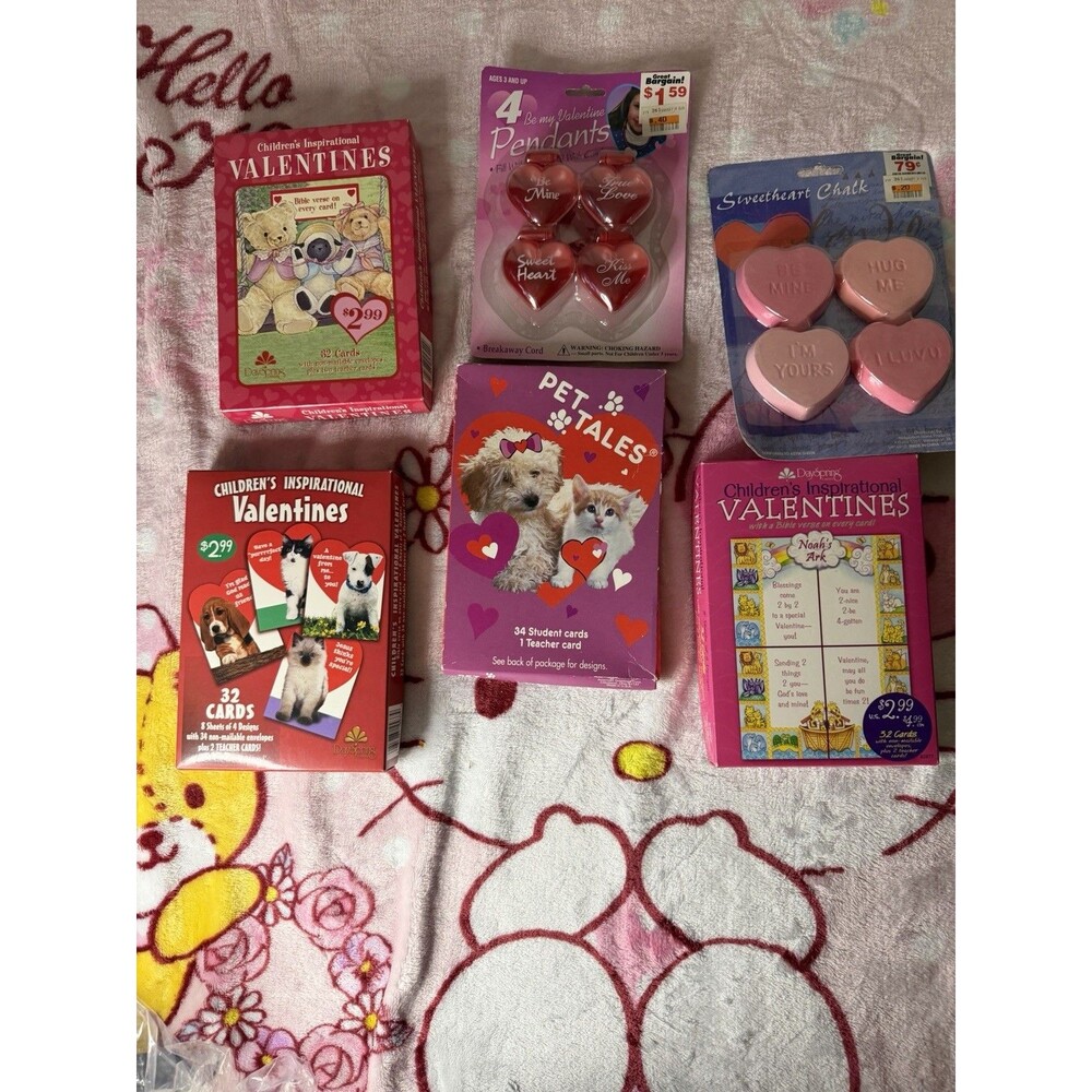 Vintage Y2K Classroom Valentines Day Lot 90s Early 2000s DaySpring Sealed NEW